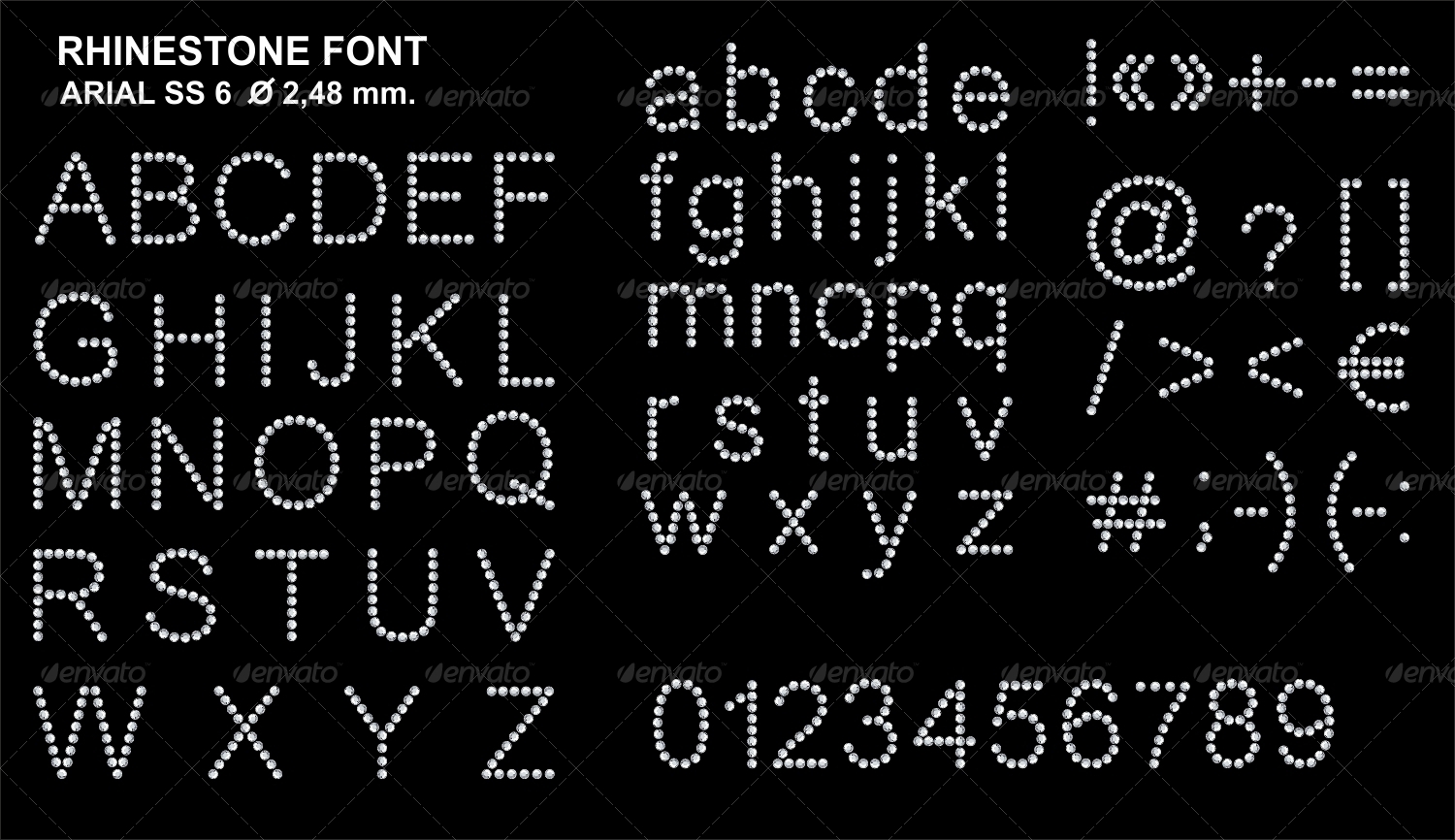 Rhinestone Fonts - 3 styles - FontSpace